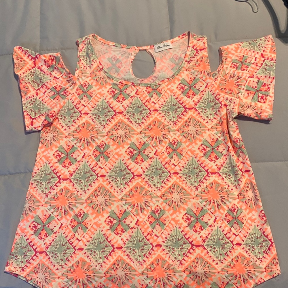Cold shoulder blouse